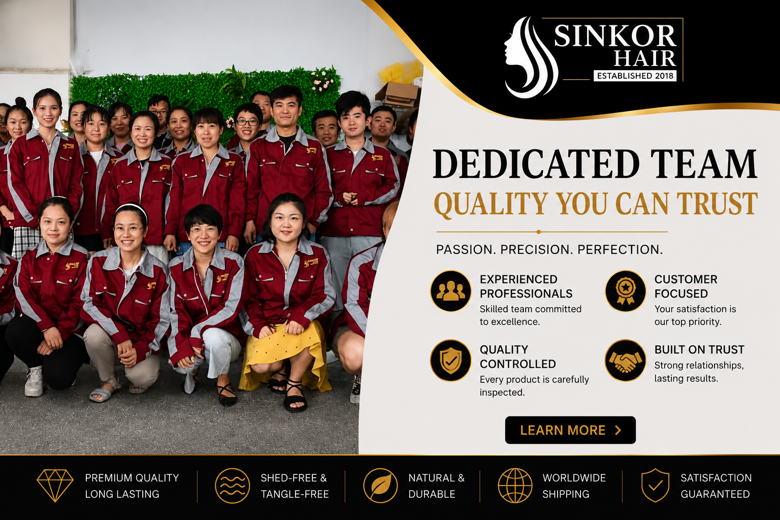 Sinkor Hair dedicated team